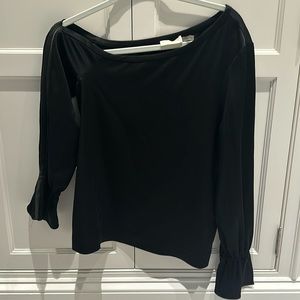 Ramy Brook New York Silk Long Sleeve Blouse